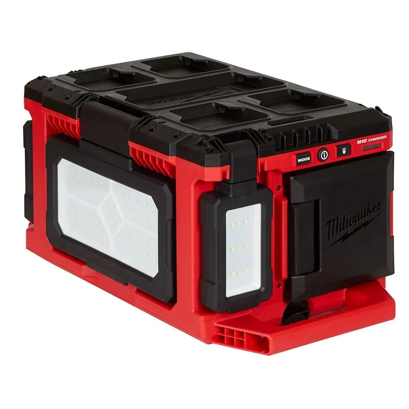 2357-20 M18 18 Volt Lithium-Ion Cordless PACKOUT Light/Charger – Tool Only