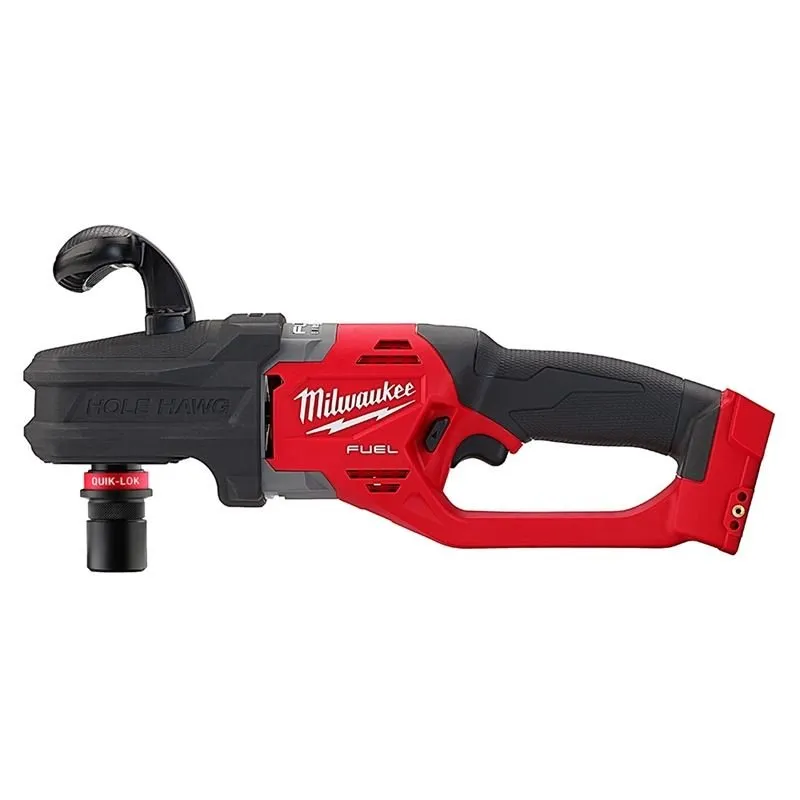 2808-20 M18 FUEL 18 Volt Lithium-Ion Brushless Cordless Hole Hawg Right Angle Drill withQUIK-LOK – Tool Only