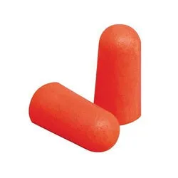 3M 92800-80-6DC Disposable Ear Plugs, 21 dB NRR, One-Size Ear Plug, Foam Ear Plug, Orange Ear Plug