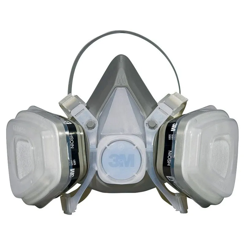 3M TEKK Protection 52P71PC1-B/R52P71 Disposable Respirator, M Mask, P95 Filter Class, Dual Cartridge, Gray