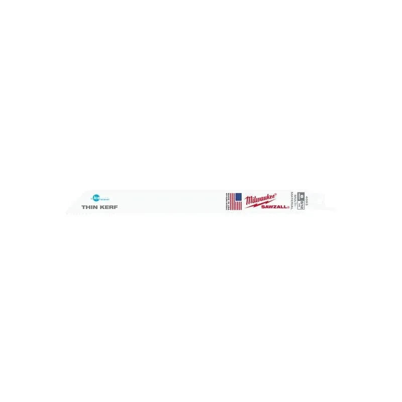 48-00-4093 8 in. 8/12 TPI Ice Hardened SAWZALL Blades – 5 Pack