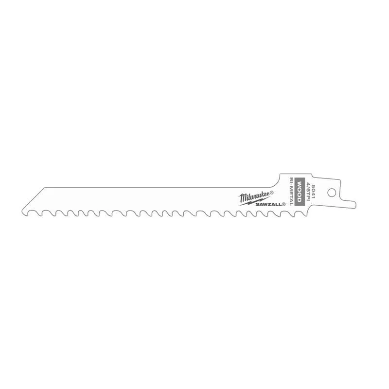 48-00-5041 6 in. 4/6 TPI SAWZALL Blades (5 Pack)