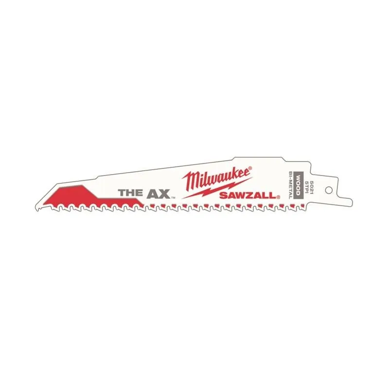 48-01-7021 6 in. 5 TPI The Ax SAWZALL Blade