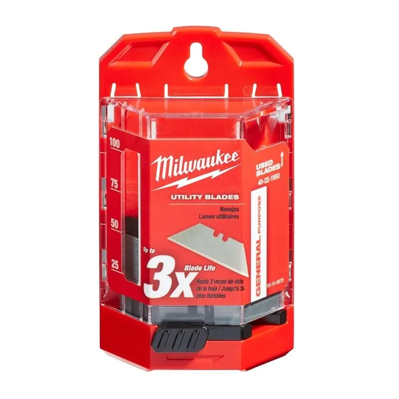 48-22-1950 General Purpose Utility Blades with Dispenser – 50 Piece