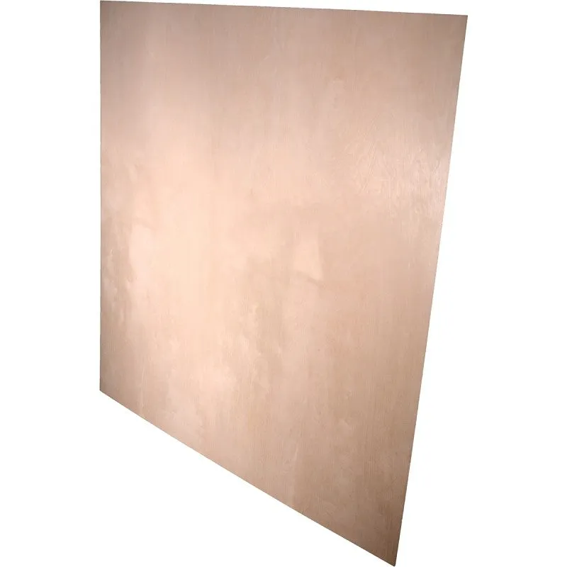 ALEXANDRIA Moulding PY006-PY048C Rectangular Plywood, 4 ft L Actual, 4 ft W Actual