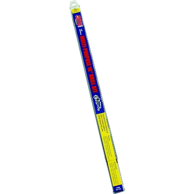ARTU 01170 Jobber Drill Bit, 1/2 in Dia, 16 in OAL, Parabolic Flute, Straight Shank