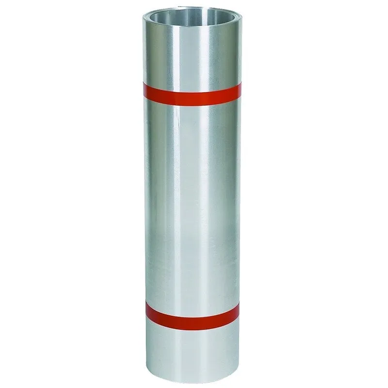 Able Sheet Metal 2390E RL Economy Roll Valley, 50 ft L, 20 in W, 0.009 ga Gauge, Aluminum, Mill