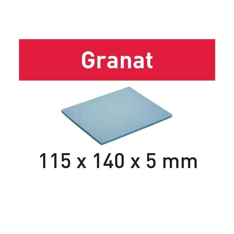 Abrasive sponge 115×140 x5 SF 800 GR/20 Granat