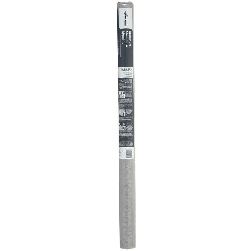 Adfors 10107 Screen Wire, 7 ft L, 48 in W, Aluminum, Bright