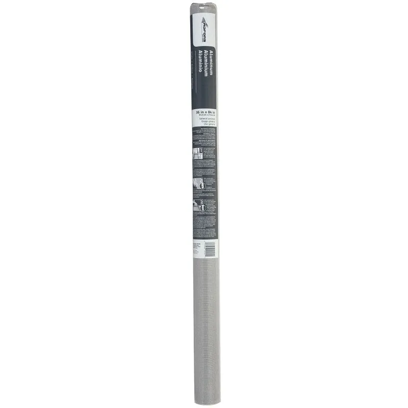 Adfors 10205 Screen Wire, 25 ft L, 36 in W, Aluminum, Bright