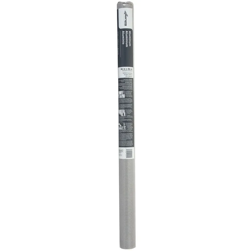 Adfors 13105 Screen Wire, 7 ft L, 36 in W, Aluminum, Charcoal