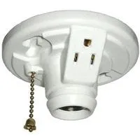 Allied Moulded LH-13P Lamp Holder, 4-9/16 in W x 2-1/8 in H Dimensions, 250 V, 660 W