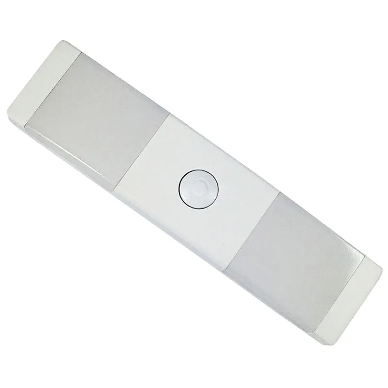 AmerTac LW1001W-N1 Everywhere Bar Light, AAA Battery, 2-Lamp, LED Lamp, 45 Lumens, 5000 K Color Temp, White (Pack of 4)