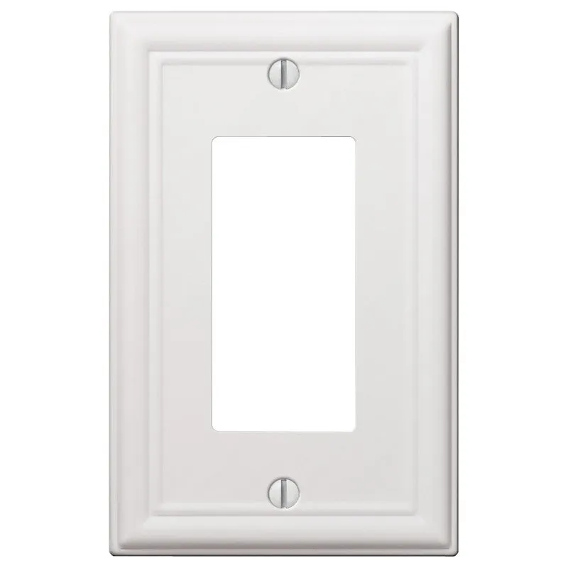 Amerelle 149RW Wallplate, 4-7/8 in L, 3-1/8 in W, 1-Gang, Steel (Pack of 4)