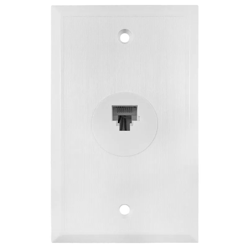 Amerelle VW6EW Wallplate, White, Flush (Pack of 4)