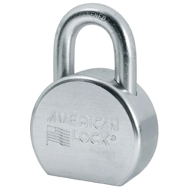 American Lock A700KA#27334 Padlock, Keyed Alike Key, 7/16 in Dia Shackle, 1-1/16 in H Shackle, Boron Steel Shackle