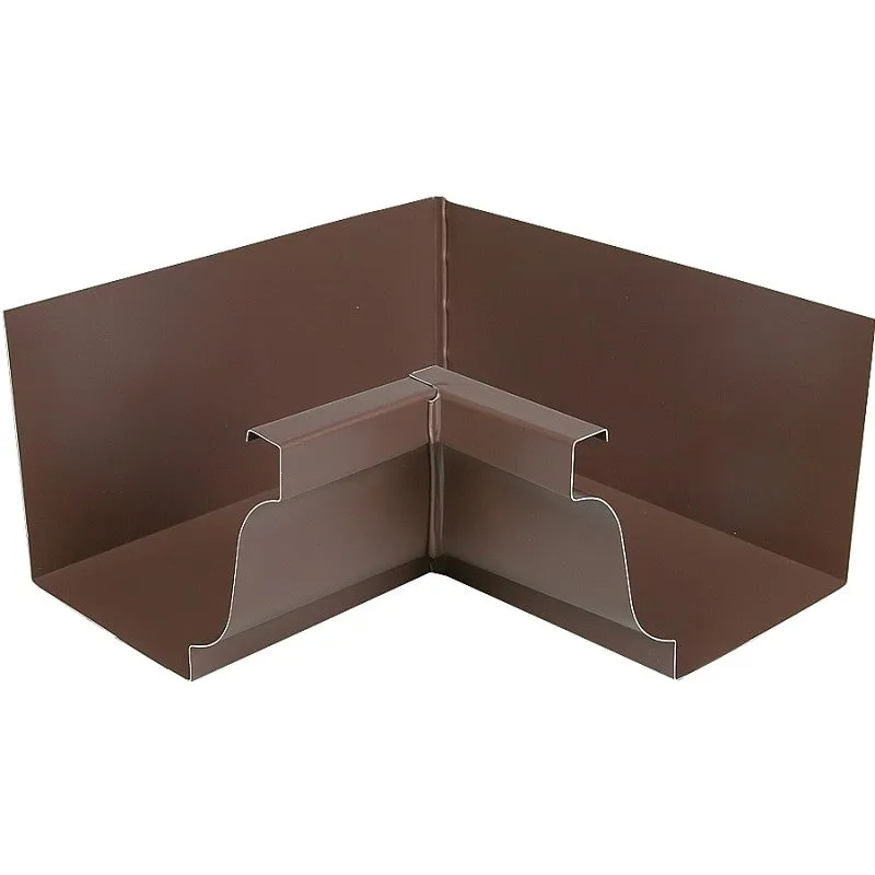 Amerimax 2520119 Gutter Miter, K-Style Gutter, Aluminum, Brown