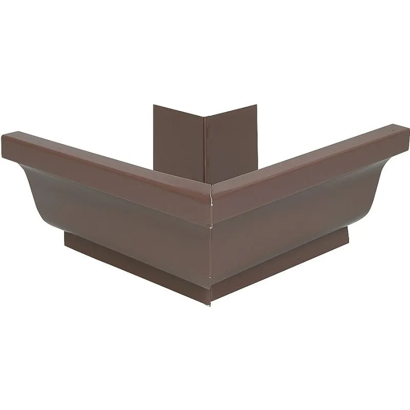 Amerimax 2520219 Gutter Miter, Aluminum, Brown