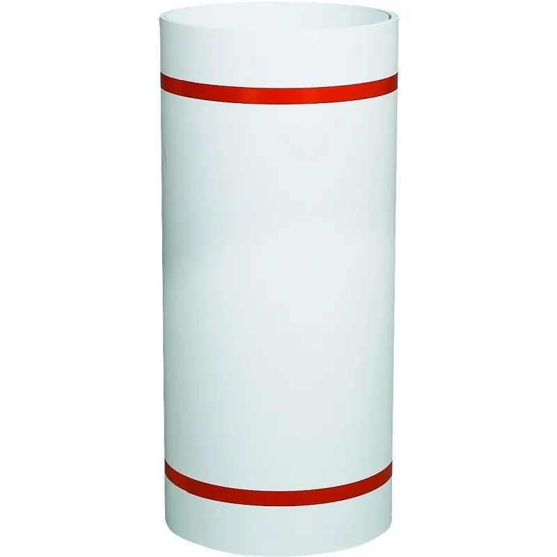 Amerimax 6912455 Trim Coil, 50 ft L, 0.018 Gauge, Aluminum, Lomar White, Painted