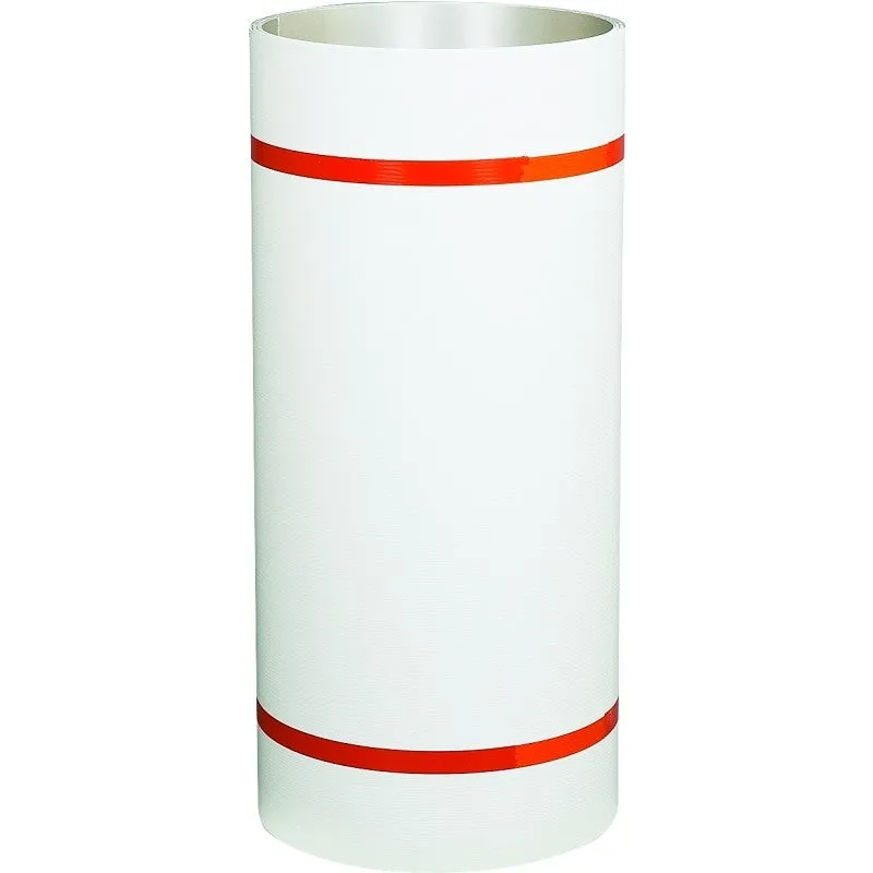 Amerimax 6912457 Trim Coil, 50 ft L, 0.018 Gauge, Aluminum, Lomar White