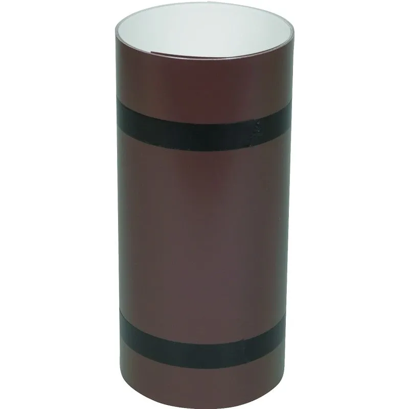 Amerimax 69410 Trim Coil, 10 ft L, 0.018 Gauge, Aluminum, Brown/White