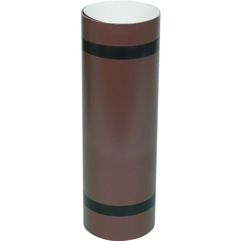 amerimax 69414 trim coil 10 ft l 0018 gauge aluminum brownwhite painted