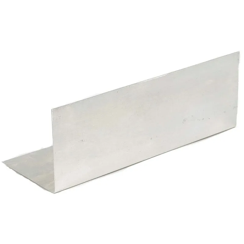 Amerimax 70708 Step Flashing, 4 in L, 4 in W, 28 ga Gauge, Galvanized Steel (Pack of 100)