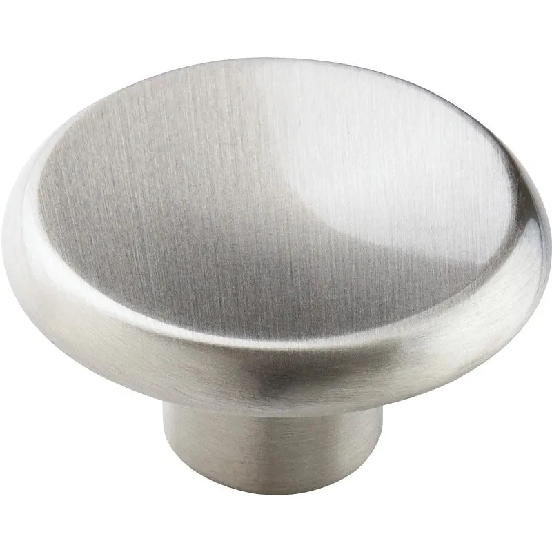 Amerock 1887678 Cabinet Knob, 3/4 in Projection, Zinc, Satin Nickel