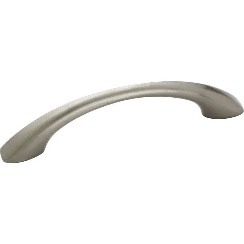 Amerock Allison Value Series TEN53003G10 Cabinet Pull, 4-13/16 in L Handle, 1-1/16 in Projection, Zinc, Satin Nickel