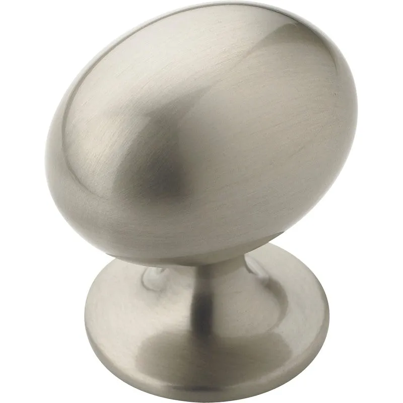 Amerock TEN53018G10 Cabinet Knob, 1-3/8 in Projection, Traditional, 1-3/8 in, Zinc