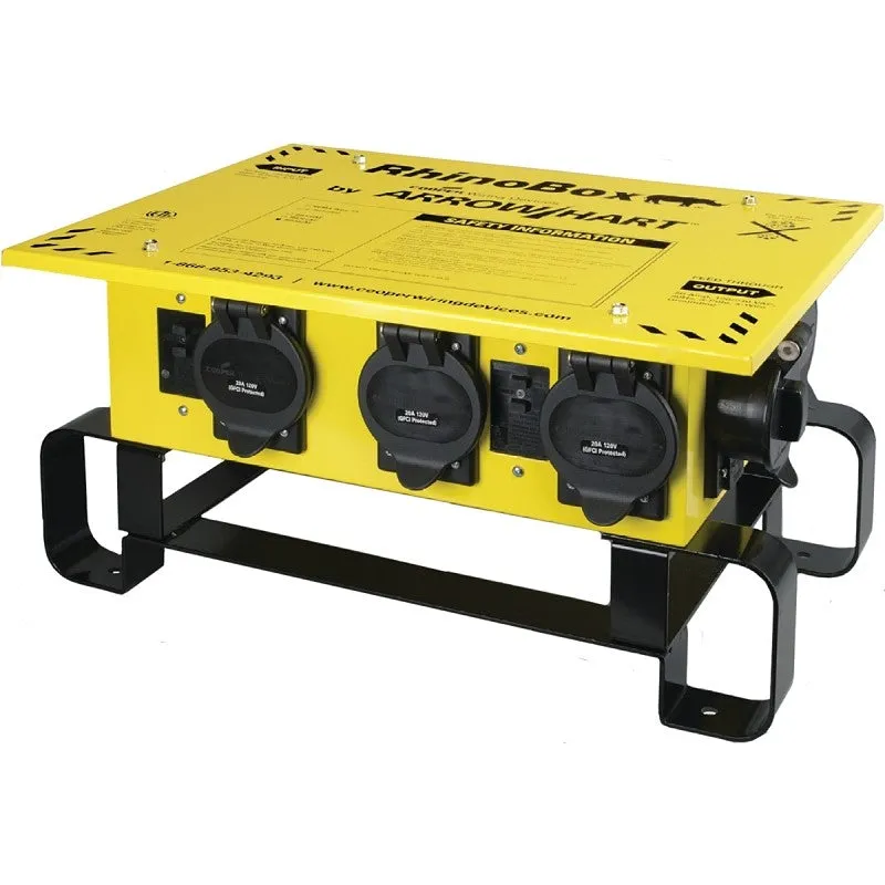Arrow Hart Rhino Box RB300ME GFCI Power Center, 50 A, 120/240 V