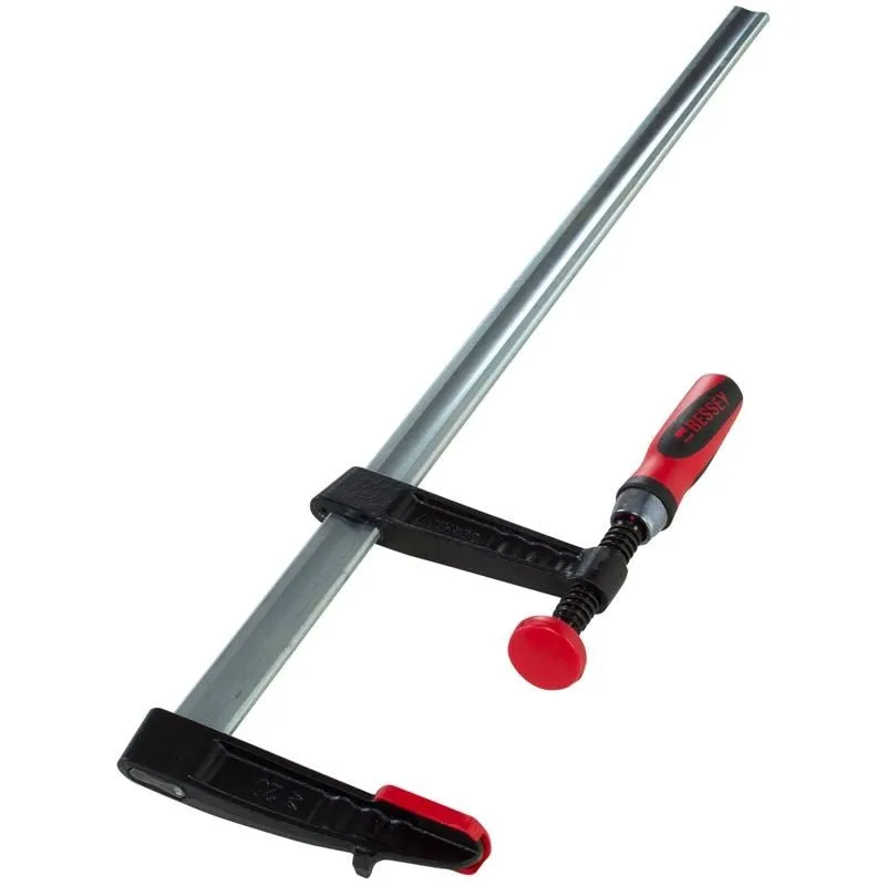 BESSEY TG4.540+2K – BESSEY TG +2K series malleable cast bar clamp, 40 inch capacity, 4-1/2 inch throat depth and up to 1,000 pounds of clamping force