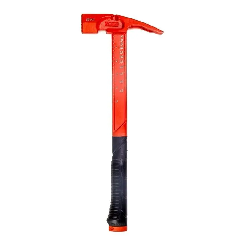 BOSS HAMMER 16oz PRO SERIES ORANGE CERAKOTE TITANIUM HAMMER – MILLED