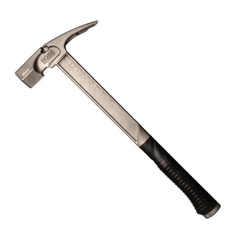 BOSS HAMMER BH16TIM 16 OZ. Pro Series Titanium Hammer – Milled