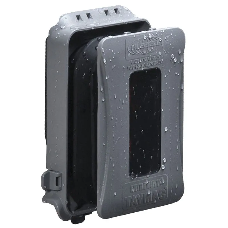 Bell Outdoor EXTRA DUTY Series ML500G Weatherproof In-Use Cover, 3 in L, 4.04 in W, Polycarbonate/Synthetic Neoprene Rubber