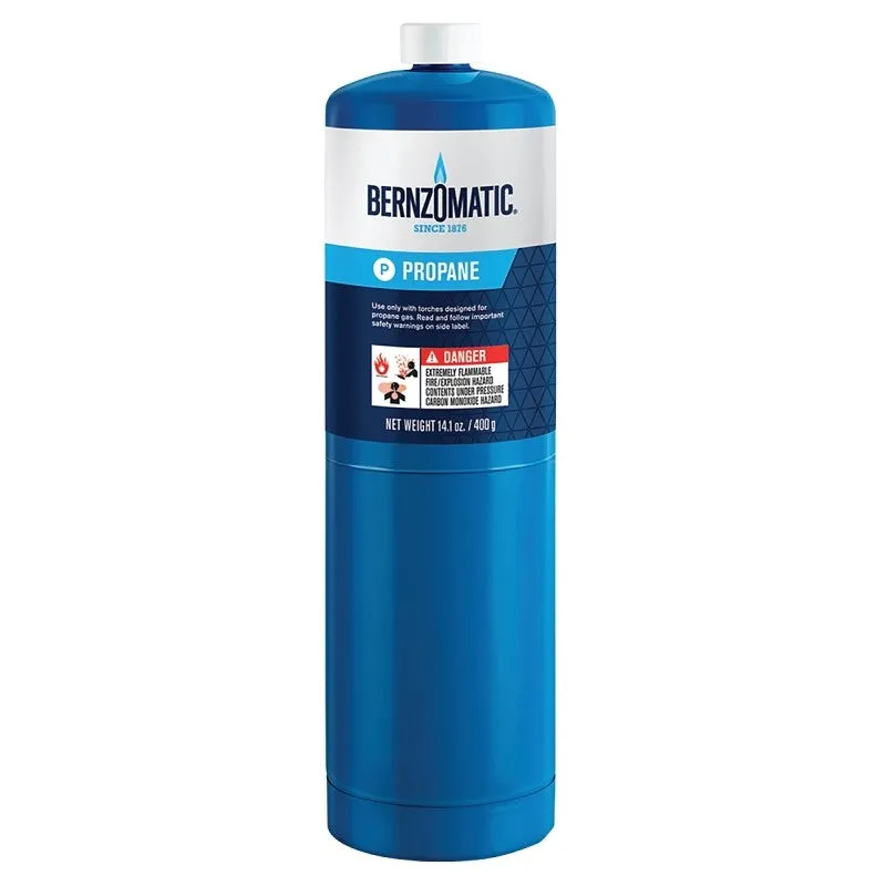 BernzOmatic 304182 Series Hand Torch Cylinder, Propane, 14.1 oz, Liquid Form (Pack of 12)
