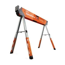 Bora Portamate Speedhorse PM-4550 Adjustable Sawhorse, 1500 lb, 30 to 36 in H, Steel, Orange