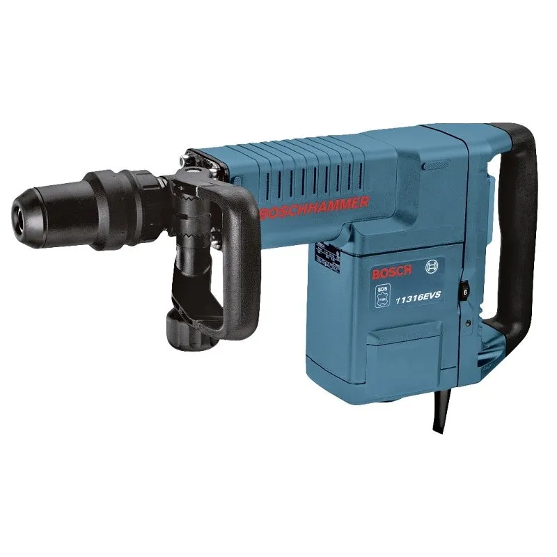 Bosch 11316EVS Demolition Hammer, 14 A, 1 in Chuck, Keyless, SDS-Max Chuck, 900 to 1890 bpm, 8 ft L Cord