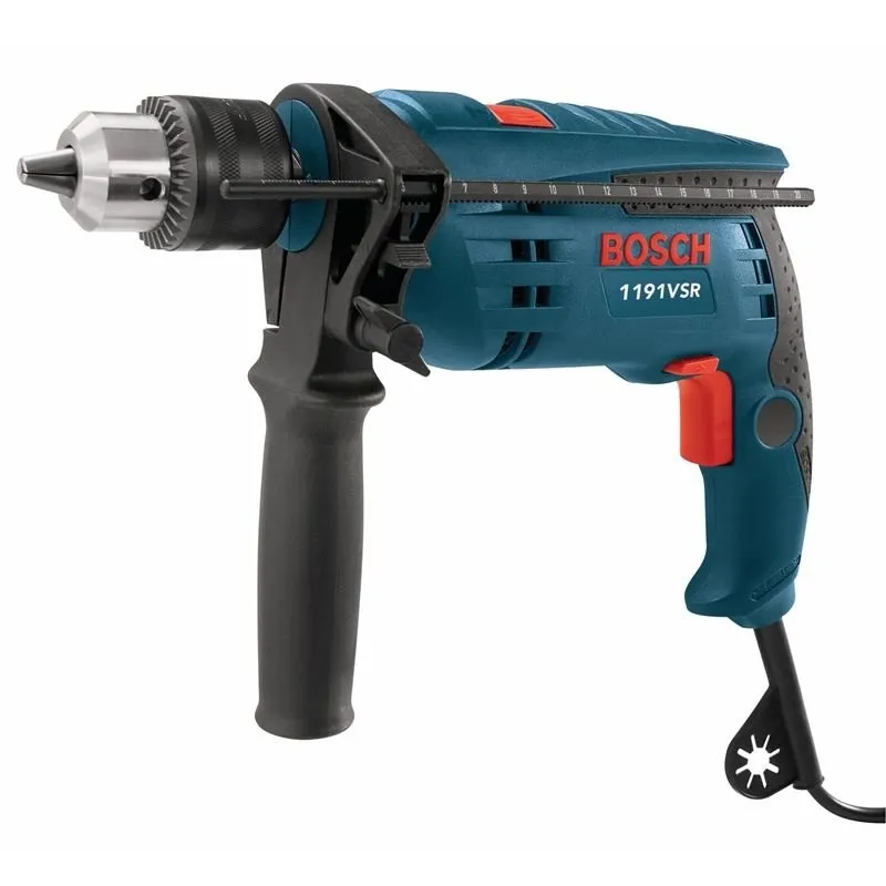 Bosch | 1191VSRK 120V 1/2″ Single-Speed Hammer Drill