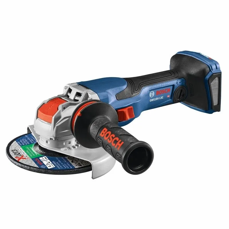 Bosch GWX18V-13CN PROFACTOR 18V Spitfire X-LOCK Connected-Ready 5 – 6 In. Angle Grinder with Slide Switch (Bare Tool)