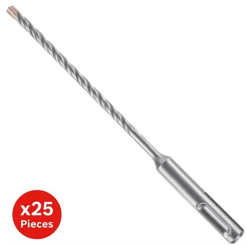 Bosch HC4C2011B25 4 Cutter 3-16 x 6″ SDS-Plus Carbide Bits – 25 Pack