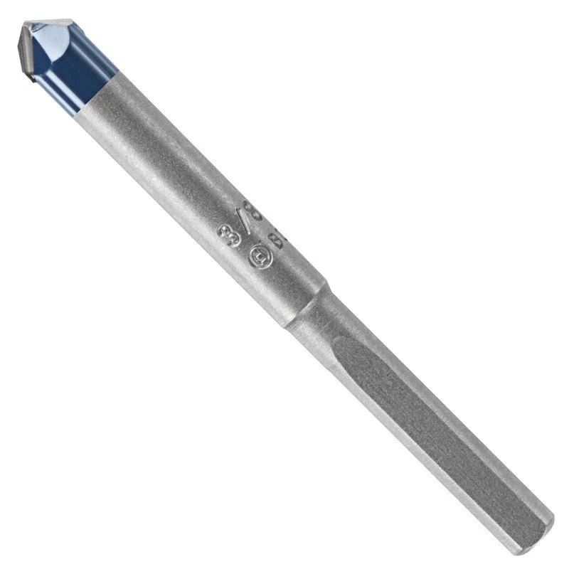 Bosch NS500 Drill Bit, 3/8 in Dia, 3-3/4 in OAL, 3/8 in Dia Shank, 3-Flat Shank (Pack of 4)
