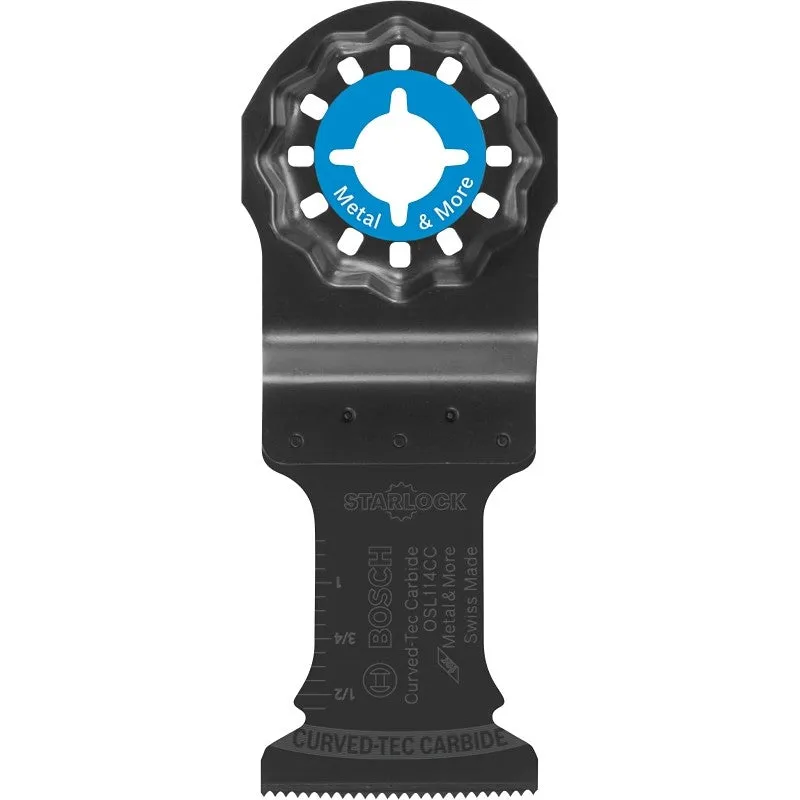 Bosch OSL114CC Oscillating Plunge Blade, 1-1/4 in, Carbide/Metal