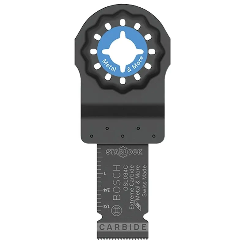 Bosch Starlock OSL034C Oscillating Blade, 3/4 in, Carbide