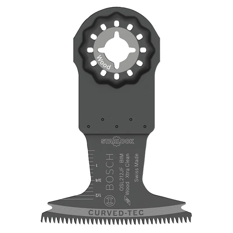 Bosch Starlock OSL212JF Oscillating Blade, 2-1/2 in, Bi-Metal, 4 in L