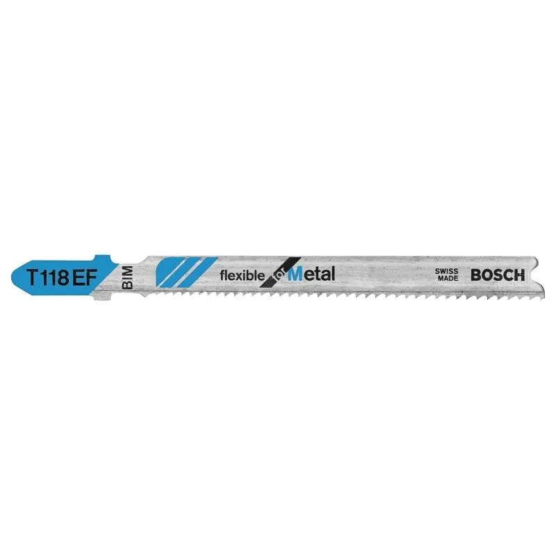 Bosch T118EF Jig Saw Blade, Bi-Metal, 3-5/8 in L