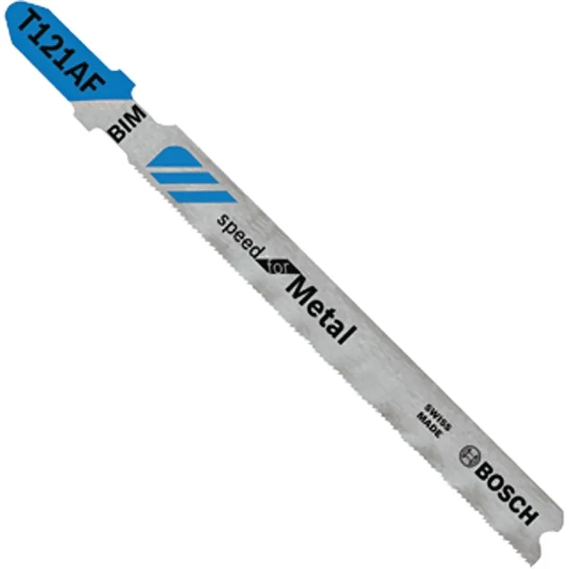 Bosch T121AF3 Jig Saw Blade, 3-5/8 in L, 21 TPI