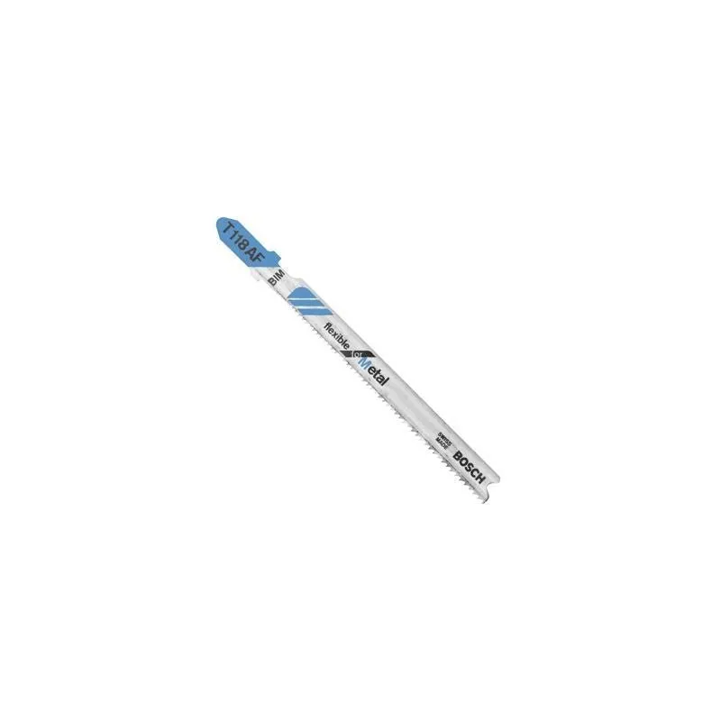 Bosch | T123X100 100 Pieces 4″ 10-24P TPI Progressor for Metal T-Shank Jig Saw Blades