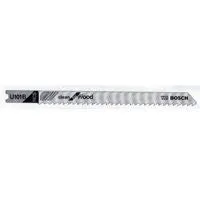 Bosch U101B Jig Saw Blade, 3 in L Working, 3-5/8 in L