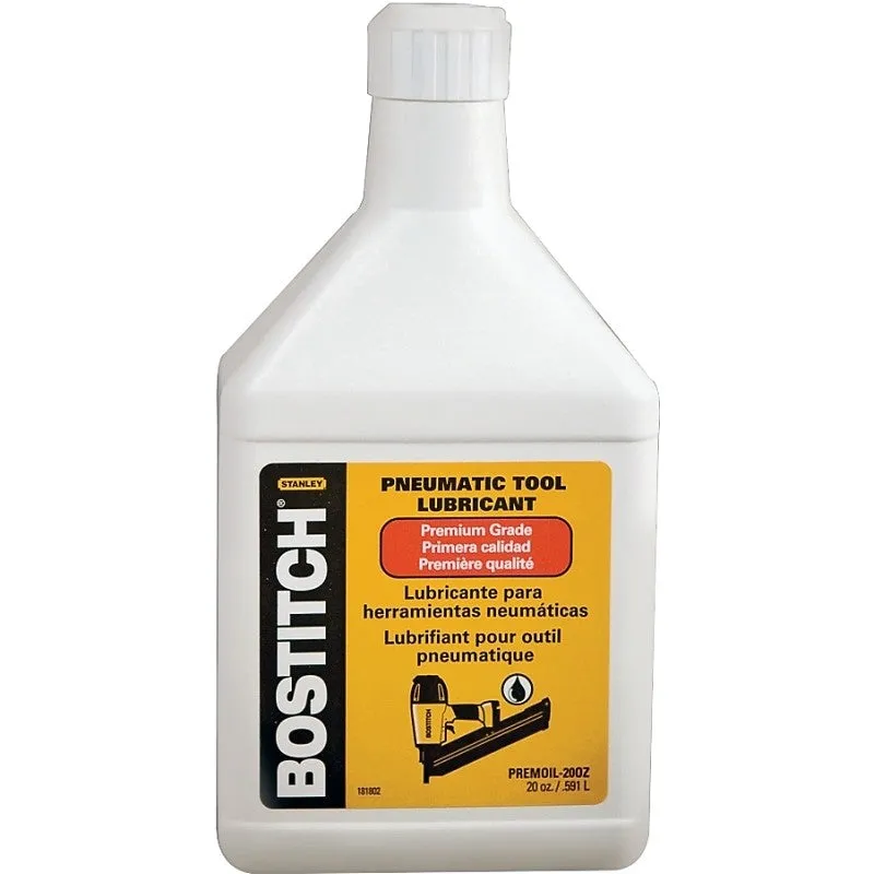 Bostitch PREMOIL-20OZ Pneumatic Tool Lubricant, 20, 20 oz Bottle (Pack of 6)